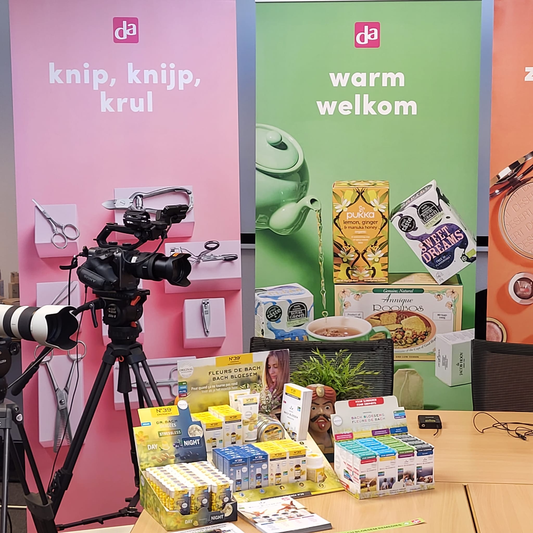 KoffieHoeDAn opname op hoofdkantoor DA