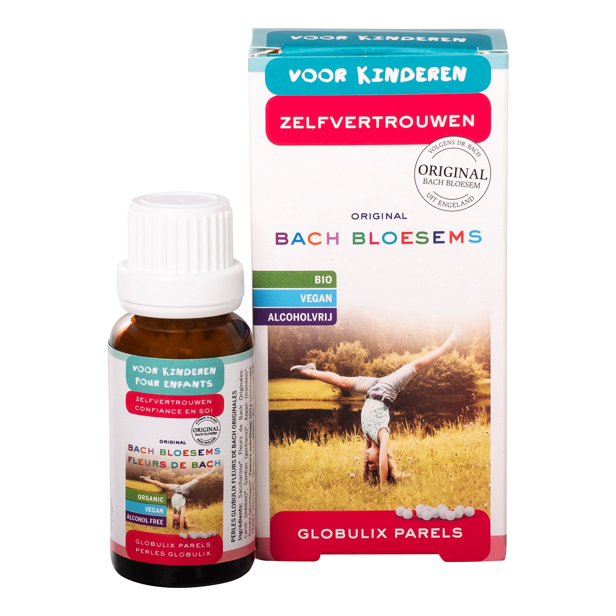 Bach bloesem globules KIND Zelfvertrouwen BIO